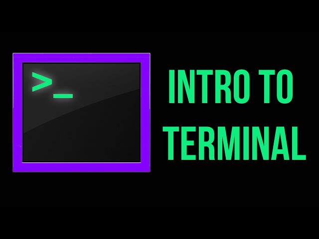 Terminal Tutorial: Terminal for Beginners! Part 1!