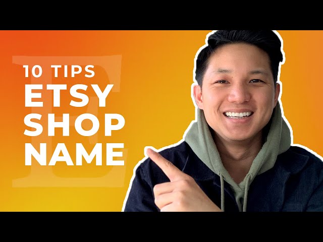 How to Make a GOOD Etsy Shop Name - 10 TIPS - Starting New Etsy Shop Tutorial for Beginners