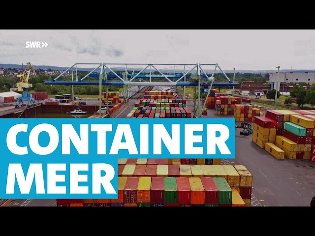 Andernachs Containerhafen - Umschlagplatz für 2 Millionen Tonnen Fracht jährlich