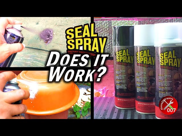 Does SealSpray Really Work FAST? Seal Spray Review | Waterproof Spray Paint | Rubber Seal Spray