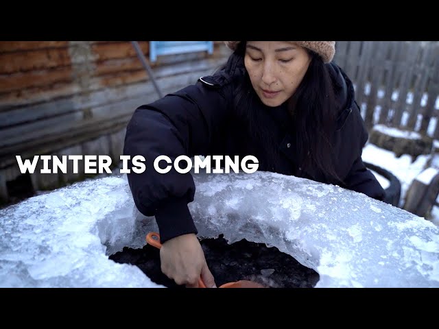 Living alone in the Siberian Wilderness | Winter is coming
