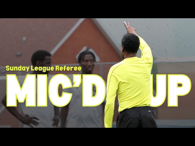 AND THEN I'M THE GUY THAT'S A BAD GUY 🟨😂 Sunday League Referee Mic'd Up | NYSL 🎙️
