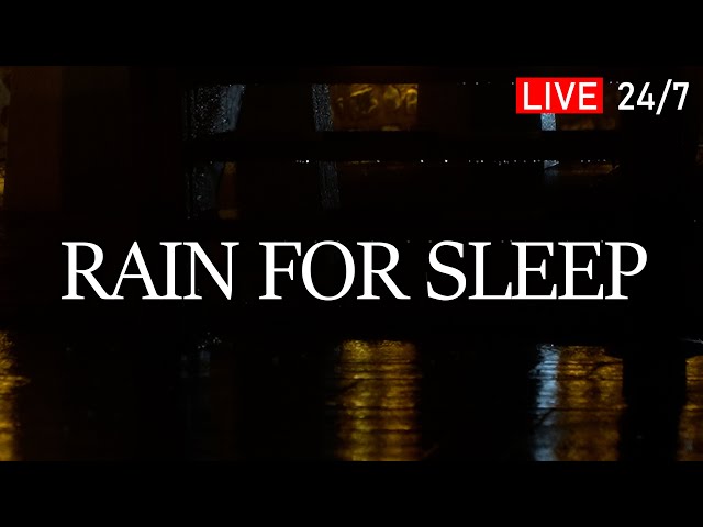 🔴24/7. Gentle Rain Sound for Deep Sleep / Stress Relief, Overcoming Insomnia, ASMR.