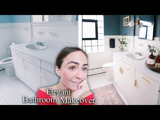 DIY Sophisticated Bathroom Makeover: Under $500, Studio McGee inspired