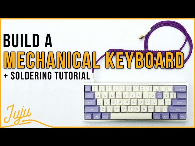 How To Build Your Own Mechanical Keyboard! (With an EASY Soldering Tutorial!) ⌨