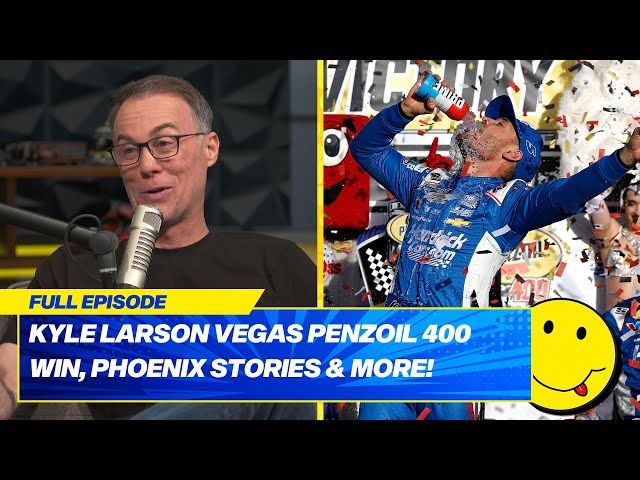 Kyle Larson wins Vegas Pennzoil 400, Weekend Recap, and Kevin’s stories from Phoenix Raceway!