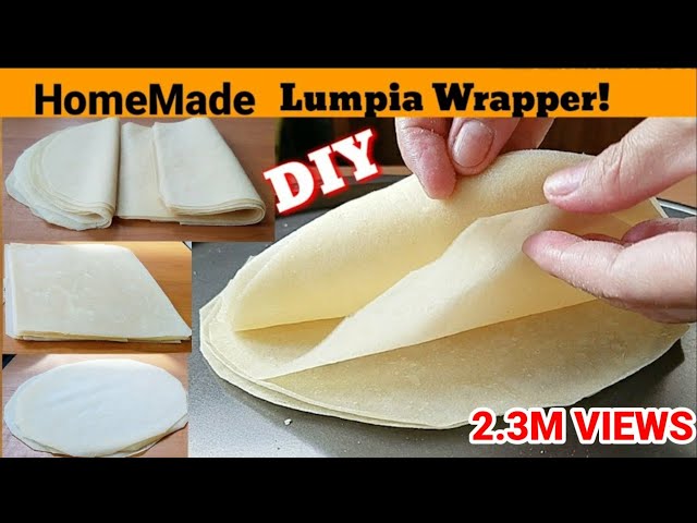 How to make LUMPIA WRAPPERS! | DIY LUMPIA WRAPPERS | EGG ROLLS WRAPPERS !!!