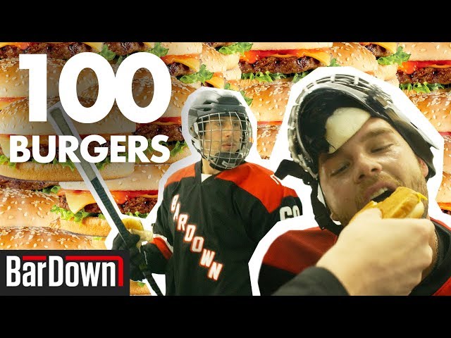 TRYING TO EAT 100 BURGERS BEFORE HOCKEY
