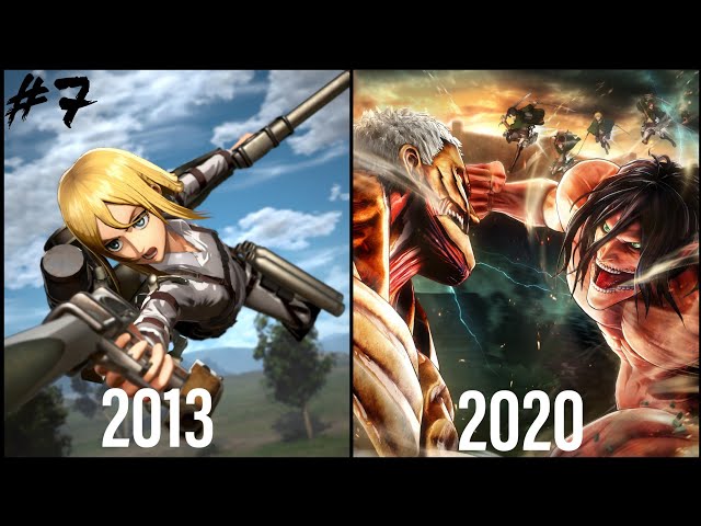 Evolution Of Attack On Titan Games (2013 - 2020)