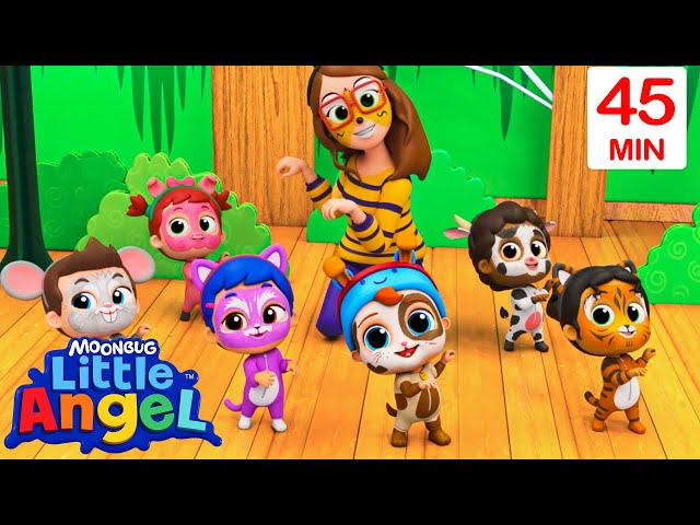 Let's Do the Animal Dance | Little Angel and Cocomelon Nursery Rhymes