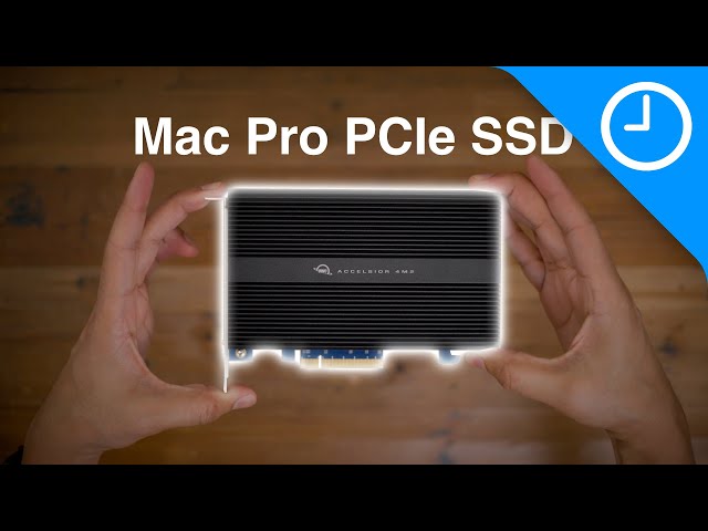 Review: OWC Accelsior 4M2 PCIe SSD - quick and quiet Mac Pro storage!
