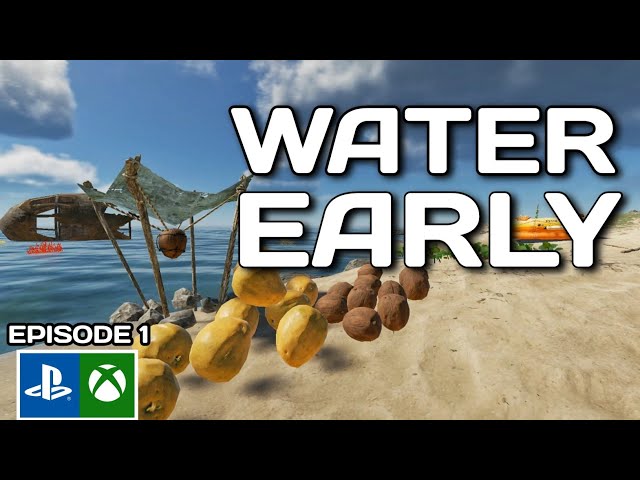 how to get water in stranded deep (early game water) Episode 1