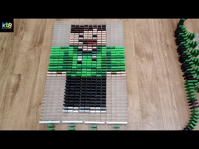 Duno Minecraft skin in dominoes