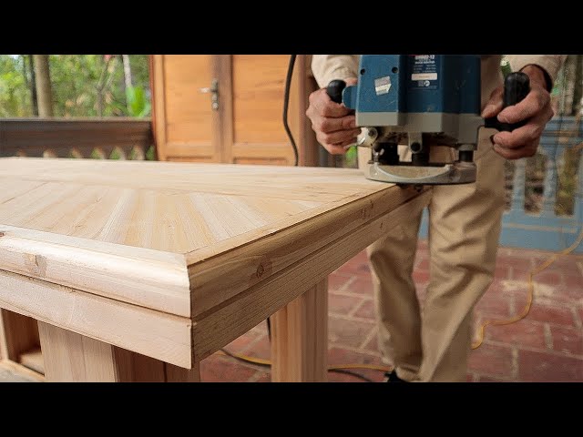 Amazing Woodworking Ideas With Hot Weather // How To Build A Coffe Table - DIY!!