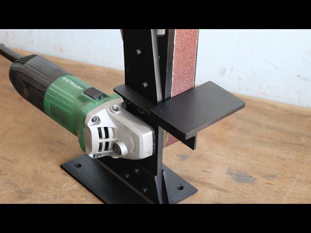 How To Make A Angle Grinder Belt Sander || Angle Grinder Attachment