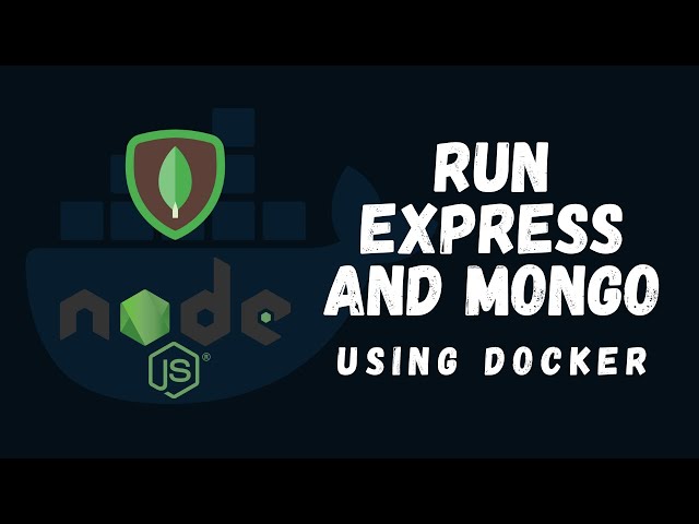 ExpressJS and MongoDB with Docker Only