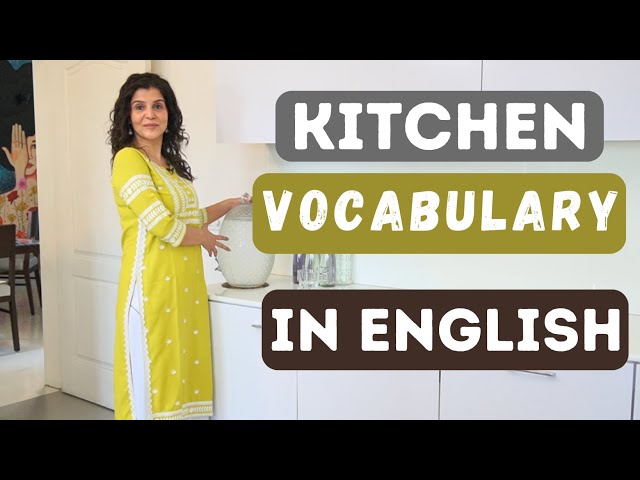 Kitchen Vocabulary In English With Pictures | Improve Your English Vocabulary Words | ChetChat