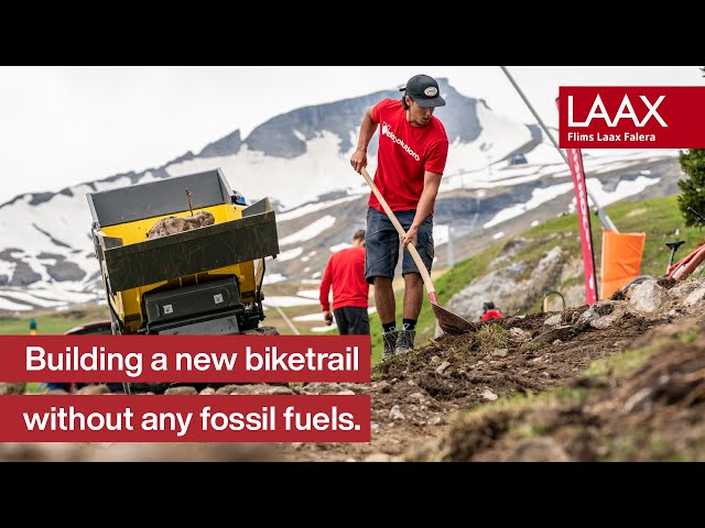 World’s first fully electric built Mountain Bike Trail: The Nagens Trail  | Part 1 | Biketrails LAAX