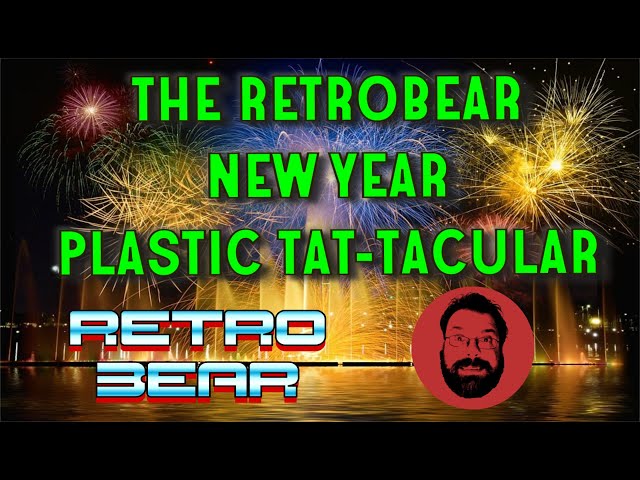 The Retro Bear New Year Plastic Tat-Tacular