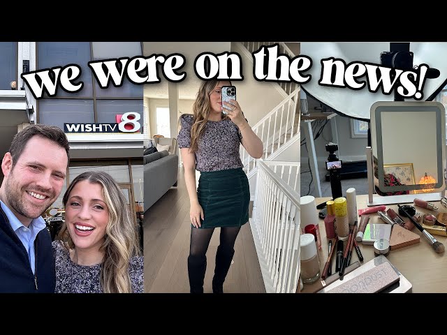 VLOG | our *Local News* segment, laundry + chat, trying Pure Barre, book update