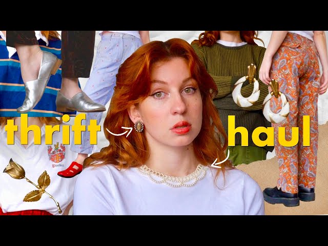 I Thrifted My Dream Pinterest Inspo for 2024 | Collective Try-On Thrift Haul