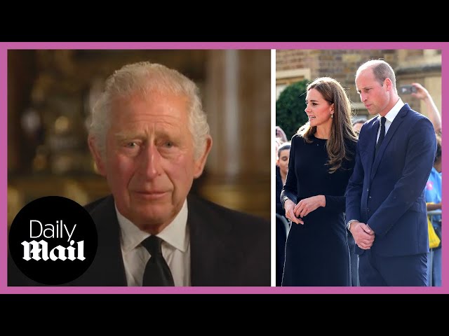 King Charles III pronounces William and Kate Prince and Princess of Wales