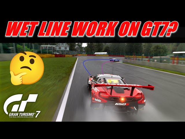Gran Turismo 7 - Will The Wet Line Work On GT7 & Is IT Faster?