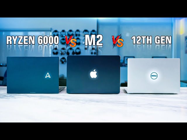 Apple M2 vs Intel 12th Gen vs AMD Ryzen 6000!