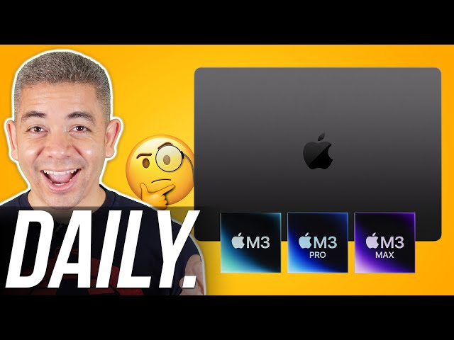 Apple's M3 Series Is FINALLY Official! New MacBook Pros, iMac & more