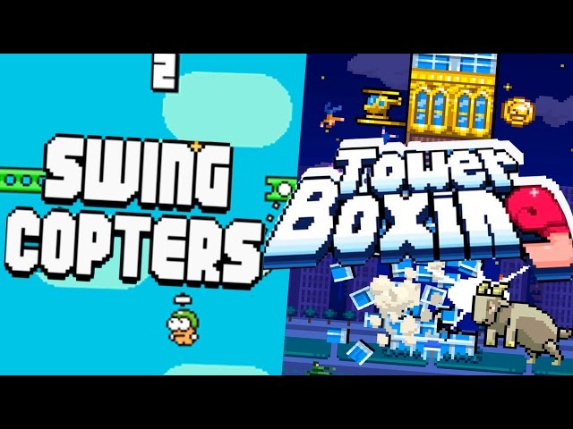Swing Copters Boxing - Во что поиграть на уроках? Сравнения