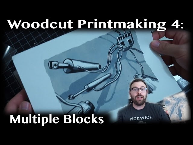 Woodcut Printmaking Basics: 4 - Multi Block/color printing
