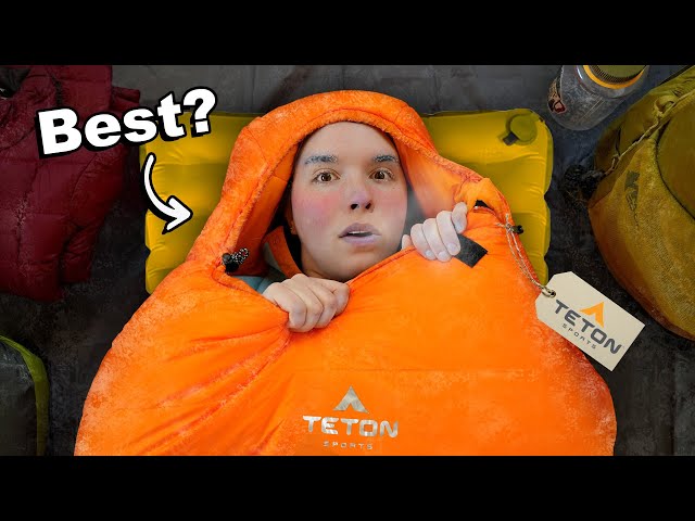 $120 Teton Sports Sleeping Bag vs. $600 Nemo Sleeping Bag!