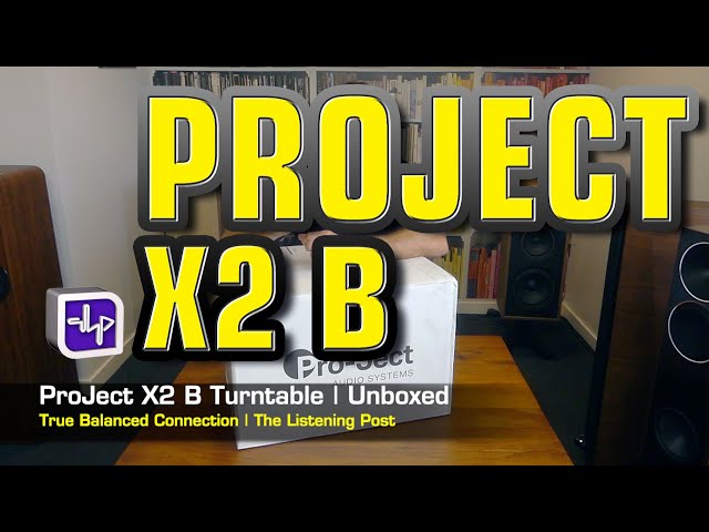 Pro-Ject X2 B Turntable True Balanced Connection | The Listening Post | TLPCHC TLPWLG