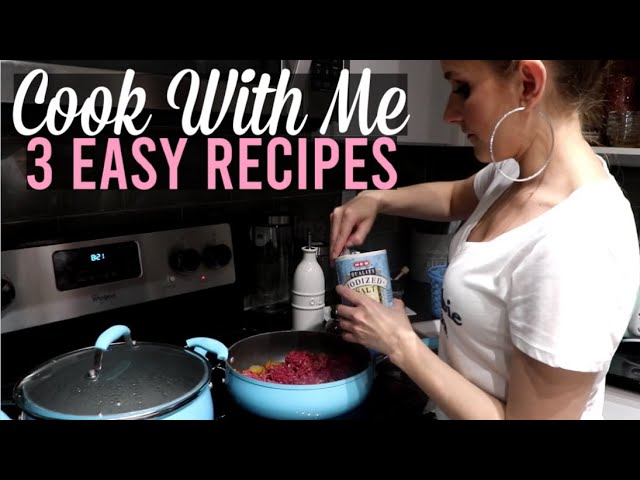 EASY RECIPES WITH HELLO FRESH + UNBOXING & TRYING HELLO FRESH RECIPES | GYPSY WIFE LIFE COOK WITH ME