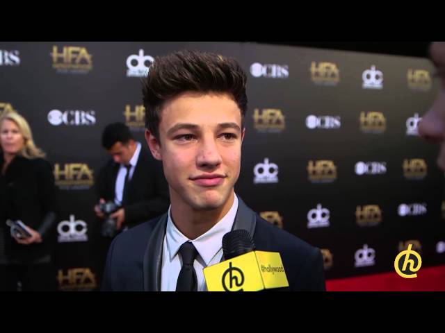 Cameron Dallas talks 'Expelled' at the Hollywood Film Awards