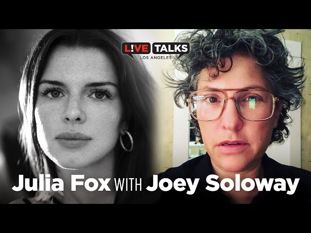 Julia Fox in conversation with Joey Soloway at Live Talks Los Angeles