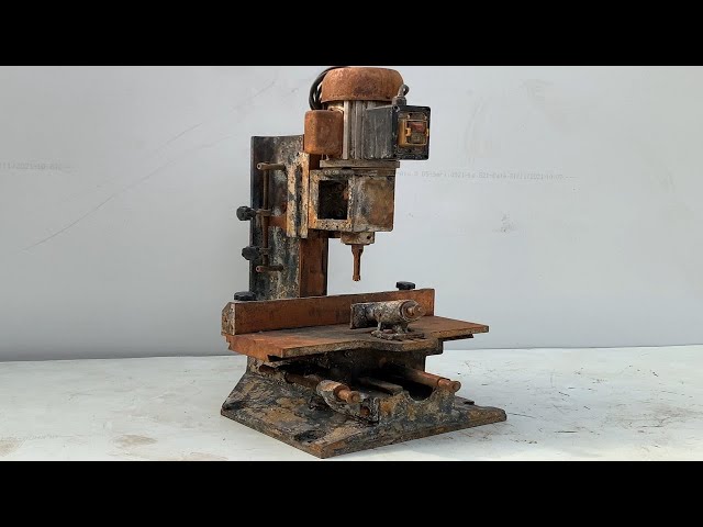 Restoration Antique Hand Operated Chisel Mortising Machine  // Complete Amazing Restoration
