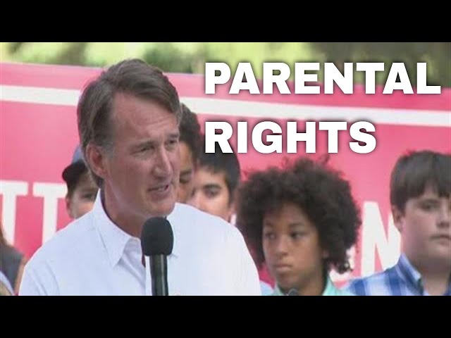 Virginia Governor Glenn Youngkin calls for 'parental rights' in schools
