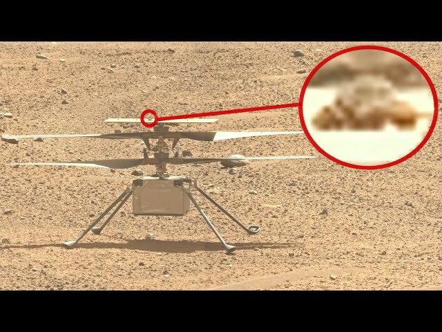 Mars' winds coat Ingenuity's solar panels with relentless dust