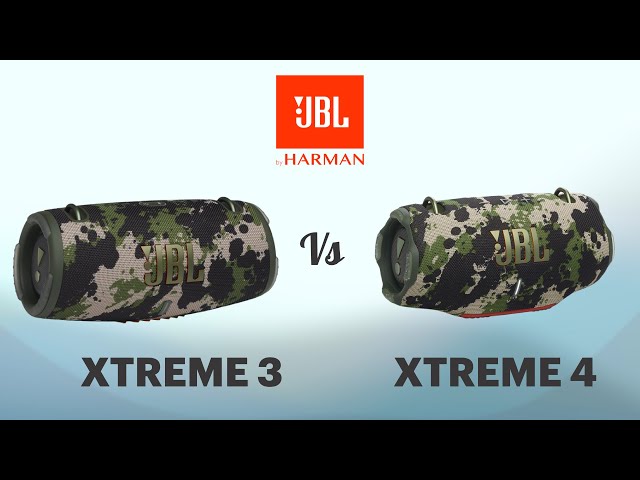 JBL Xtreme 3 vs Xtreme 4 Bluetooth Portable Wireless Speakers | Compare | Specifications | Features