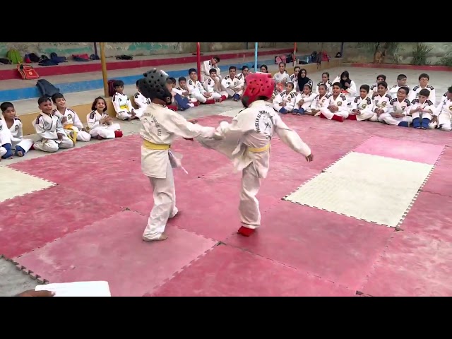 Two 6 years old kid fight
