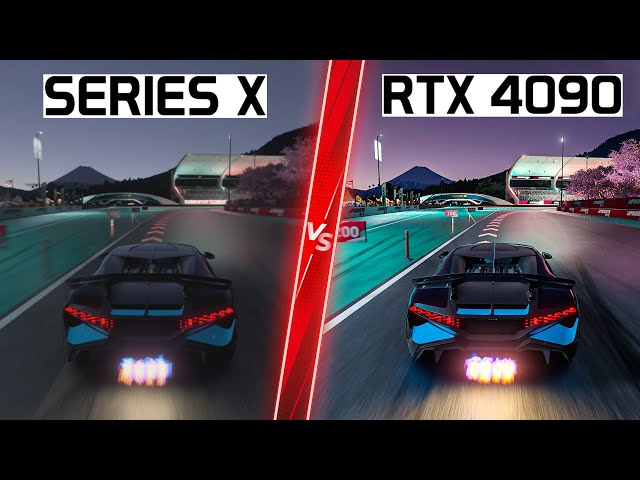 Forza Motorsport 8 RTX 4090 vs Xbox Series X - Direct Comparison! Attention to Detail & Graphics! 4K