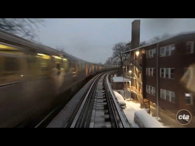 CTA's Ride the Rails: Winter Storm - Brown Line Real-time (2021)