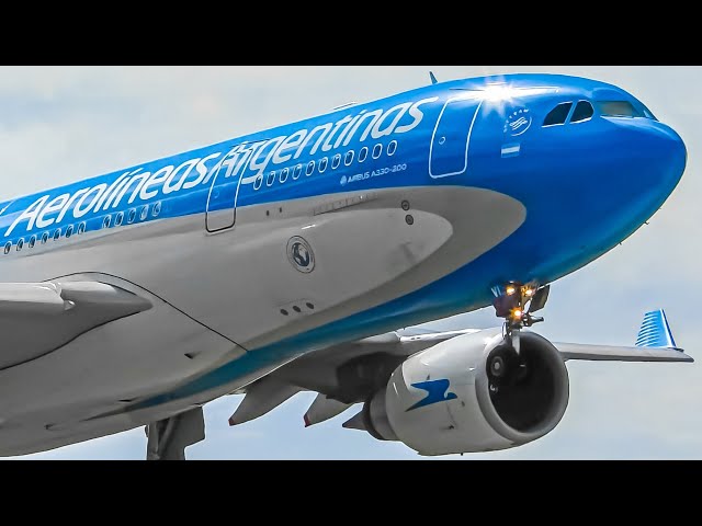 35 LANDINGS in 18 MINUTES | A380 B747 B767 A330 | Miami Airport Plane Spotting