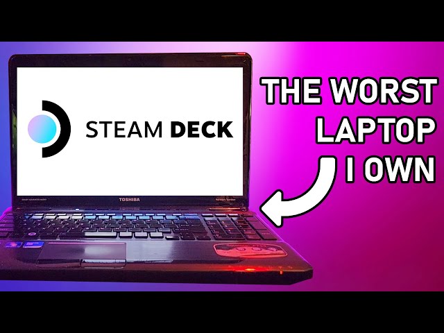 I Tried Making A Steam Deck Out Of A Horrible Laptop... Everything Went Wrong