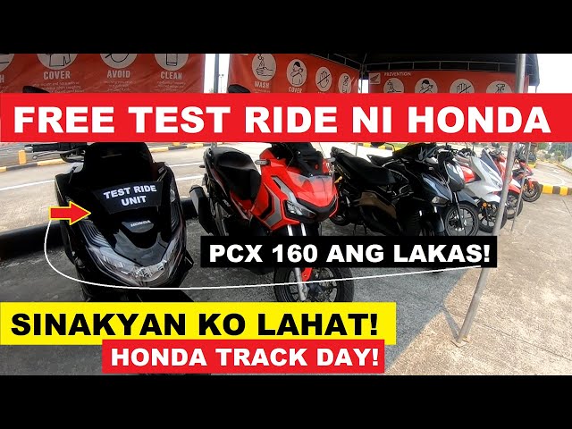 Honda TRACK DAY | PCX 160 | ADV 150 | Airblade 150 | Supra GTR 150 | Genio 110 | FREE TEST RIDE