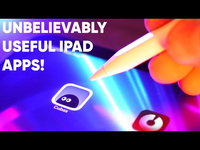 iPad Apps ACTUALLY Worth Trying!