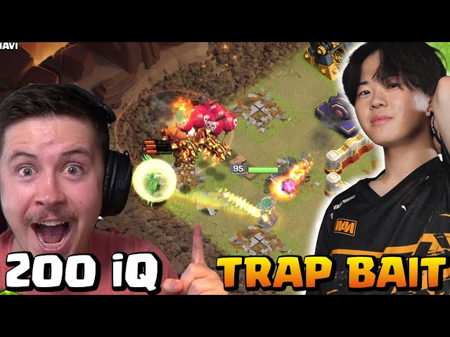 GAKU INSANE TRAP BAIT Deletes Every HEALER AT ONCE (Clash of Clans)