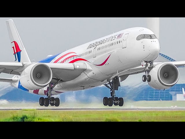 35 MINUTES of CLOSE UP LANDINGS & TAKEOFFS | Kuala Lumpur Airport Plane Spotting [KUL/WMKK]