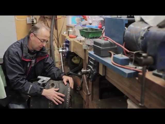 Restoring an old Blacksmiths' Bellows Forge